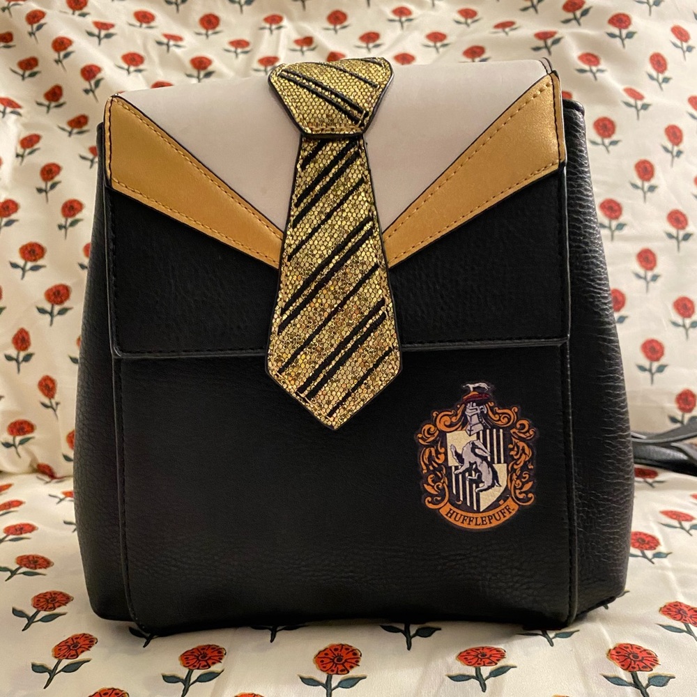 Danielle Nicole hufflepuff uniform mini backpack